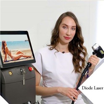 Machine d'épilation originale en titane de glace