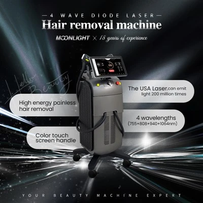 Machine d'épilation au laser à diode de glace